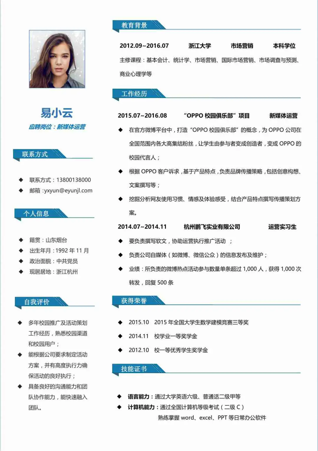 课外兼职经历怎么写才能在简历中脱颖而出
